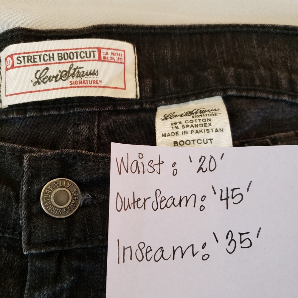 Boot Cut jeans Levi Strauss Signature| Size 16 - Picture 8 of 12